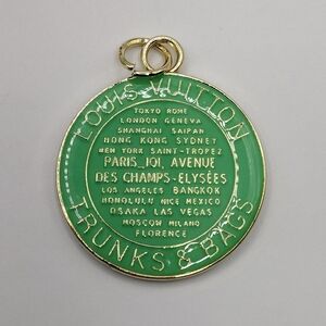 Louis Vuitton Trunks & Bags Charm - Green 35 X 41mm